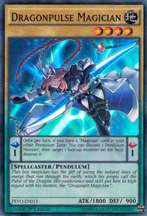 Dragonpulse Magician [PEVO-EN013] Super Rare - Trinity Hobby