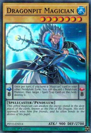 Dragonpit Magician [PEVO-EN014] Super Rare - Trinity Hobby