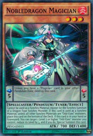 Nobledragon Magician [PEVO-EN015] Super Rare - Trinity Hobby