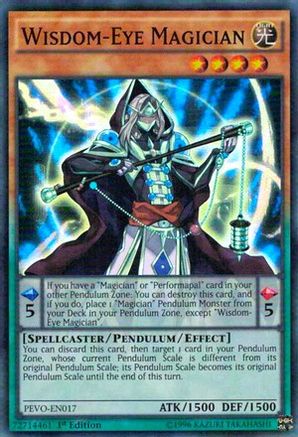 Wisdom-Eye Magician [PEVO-EN017] Super Rare - Trinity Hobby