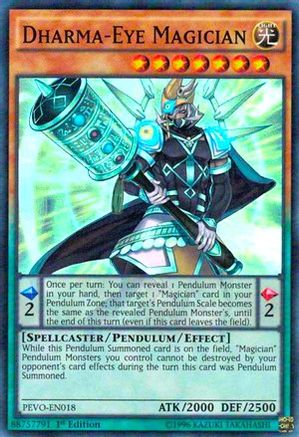 Dharma-Eye Magician [PEVO-EN018] Super Rare - Trinity Hobby