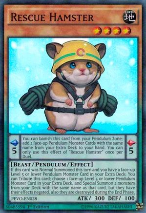 Rescue Hamster [PEVO-EN028] Super Rare - Trinity Hobby