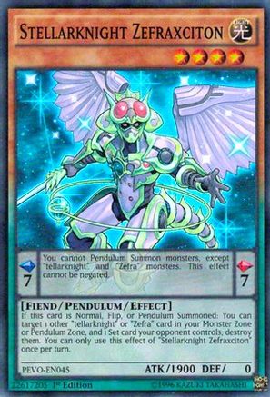 Stellarknight Zefraxciton [PEVO-EN045] Super Rare - Trinity Hobby