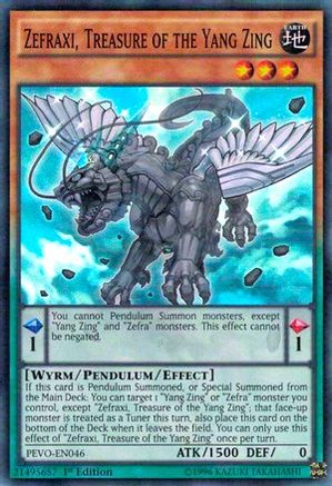 Zefraxi, Treasure of the Yang Zing [PEVO-EN046] Super Rare - Trinity Hobby