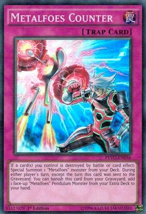Metalfoes Counter [PEVO-EN056] Super Rare - Trinity Hobby