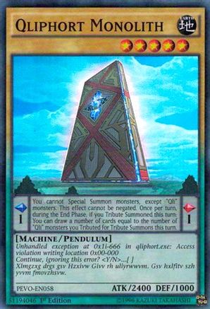Qliphort Monolith [PEVO-EN058] Super Rare - Trinity Hobby