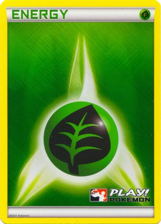 Grass Energy (2011 Play Pokemon Promo) [League & Championship Cards] - Trinity Hobby