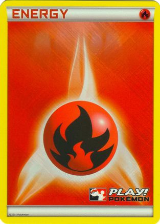Fire Energy (2011 Play Pokemon Promo) [League & Championship Cards] - Trinity Hobby