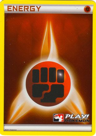 Fighting Energy (2011 Play Pokemon Promo) [League & Championship Cards] - Trinity Hobby