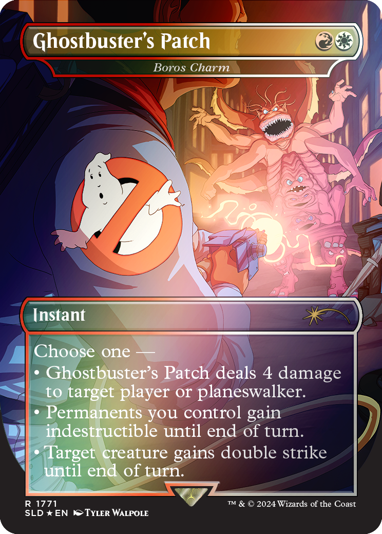 Ghostbuster's Patch - Boros Charm (Rainbow Foil) [Secret Lair Drop Series] - Trinity Hobby