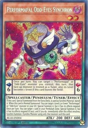 Performapal Odd-Eyes Synchron [BLLR-EN004] Secret Rare - Trinity Hobby