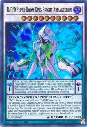 D/D/D Super Doom King Bright Armageddon [BLLR-EN007] Ultra Rare - Trinity Hobby