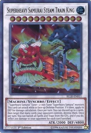 Superheavy Samurai Steam Train King [BLLR-EN011] Ultra Rare - Trinity Hobby
