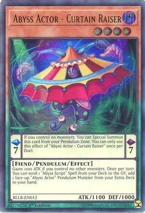 Abyss Actor - Curtain Raiser [BLLR-EN012] Ultra Rare - Trinity Hobby