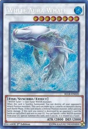 White Aura Whale [BLLR-EN020] Secret Rare - Trinity Hobby