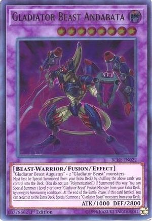 Gladiator Beast Andabata [BLLR-EN022] Ultra Rare - Trinity Hobby