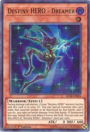 Destiny Hero - Dreamer [BLLR-EN024] Ultra Rare - Trinity Hobby