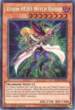 Vision Hero Witch Raider [BLLR-EN026] Secret Rare - Trinity Hobby