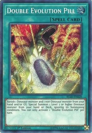 Double Evolution Pill [BLLR-EN028] Secret Rare - Trinity Hobby