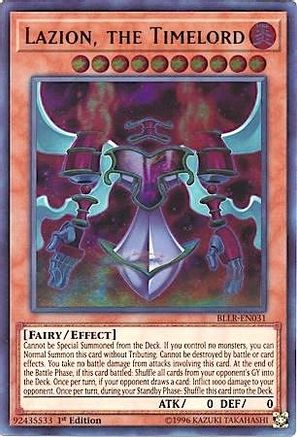 Lazion, the Timelord [BLLR-EN031] Ultra Rare - Trinity Hobby
