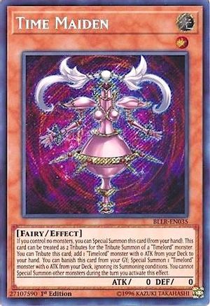 Time Maiden [BLLR-EN035] Secret Rare - Trinity Hobby