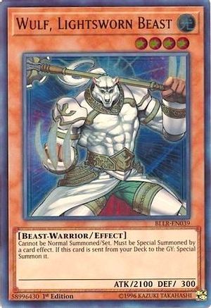 Wulf, Lightsworn Beast [BLLR-EN039] Ultra Rare - Trinity Hobby