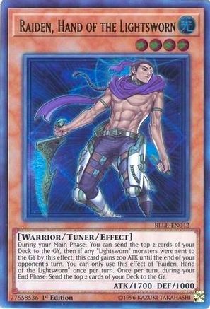 Raiden, Hand of the Lightsworn [BLLR-EN042] Ultra Rare - Trinity Hobby