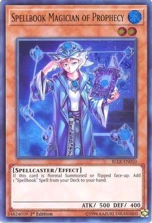Spellbook Magician of Prophecy [BLLR-EN050] Ultra Rare - Trinity Hobby