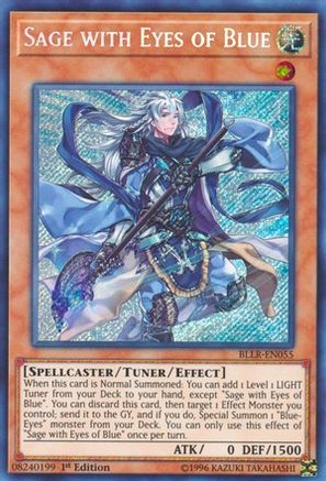 Sage with Eyes of Blue [BLLR-EN055] Secret Rare - Trinity Hobby