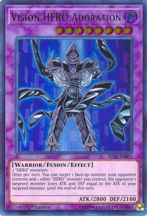Vision Hero Adoration [BLLR-EN057] Ultra Rare - Trinity Hobby