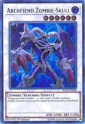 Archfiend Zombie-Skull [BLLR-EN058] Ultra Rare - Trinity Hobby