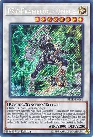 PSY-Framelord Omega [BLLR-EN061] Secret Rare - Trinity Hobby