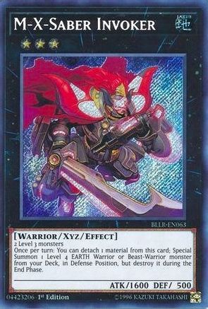 M-X-Saber Invoker [BLLR-EN063] Secret Rare - Trinity Hobby