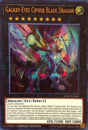 Galaxy-Eyes Cipher Blade Dragon [JUMP-EN081] Ultra Rare - Trinity Hobby