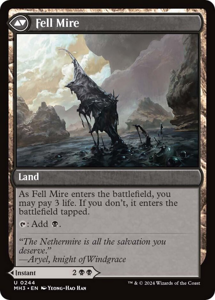 Fell the Profane // Fell Mire [Modern Horizons 3] - Trinity Hobby