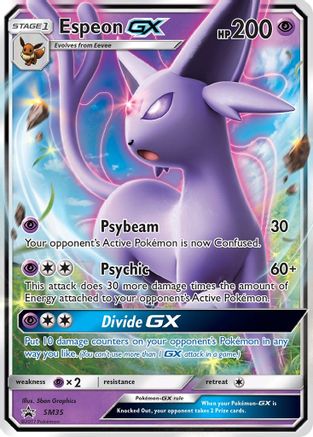 Espeon GX (SM35) [Sun & Moon: Black Star Promos] - Trinity Hobby