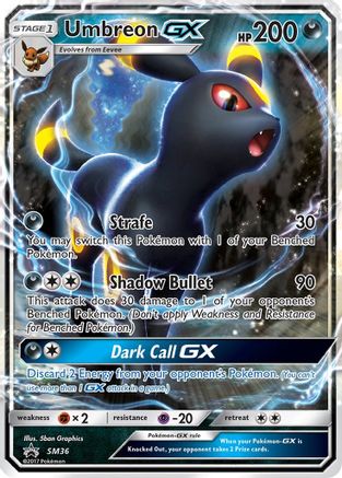 Umbreon GX (SM36) [Sun & Moon: Black Star Promos] - Trinity Hobby