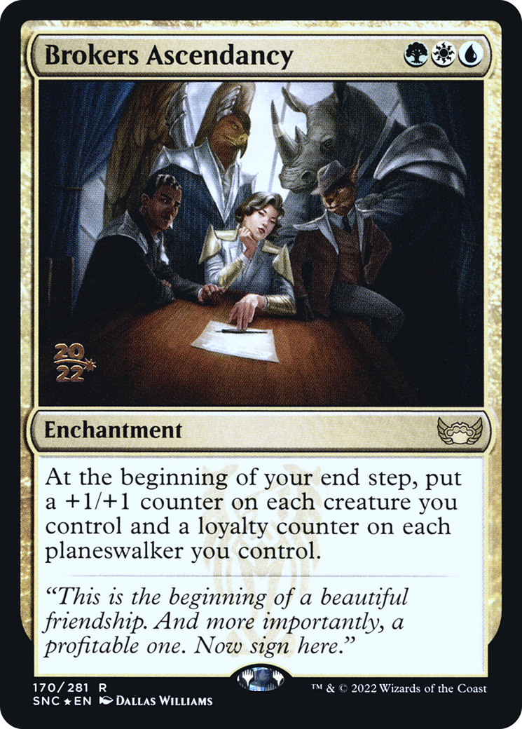 Brokers Ascendancy [Streets of New Capenna Prerelease Promos] - Trinity Hobby