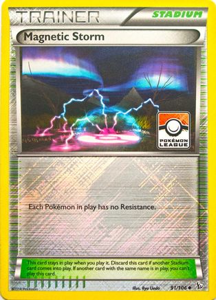 Magnetic Storm (91/106) (League Promo) [XY: Flashfire] - Trinity Hobby