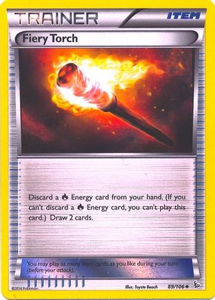 Fiery Torch (89/106) (Sheen Holo Pyroar Collection Exclusive) [XY: Flashfire] - Trinity Hobby
