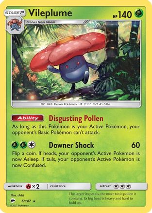 Vileplume (6/147) [Sun & Moon: Burning Shadows] - Trinity Hobby
