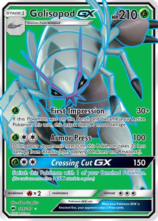 Golisopod GX (129/147) [Sun & Moon: Burning Shadows] - Trinity Hobby