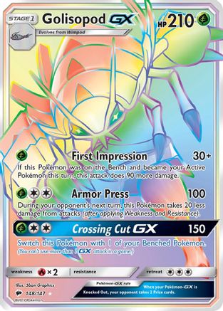 Golisopod GX (148/147) [Sun & Moon: Burning Shadows] - Trinity Hobby