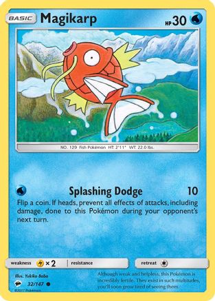 Magikarp (32/147) [Sun & Moon: Burning Shadows] - Trinity Hobby
