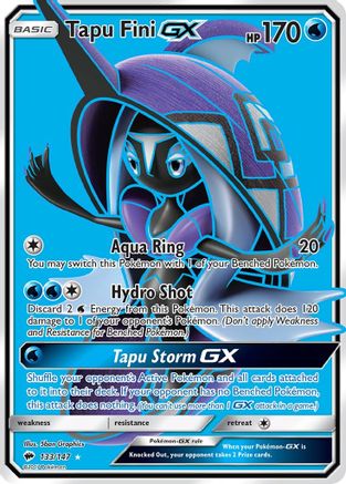 Tapu Fini GX (133/147) [Sun & Moon: Burning Shadows] - Trinity Hobby