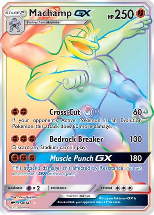 Machamp GX (154/147) [Sun & Moon: Burning Shadows] - Trinity Hobby