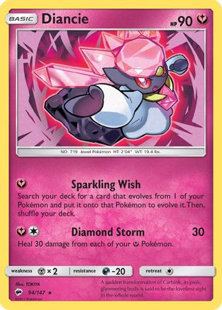 Diancie (94/147) [Sun & Moon: Burning Shadows] - Trinity Hobby