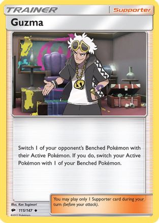 Guzma (115/147) [Sun & Moon: Burning Shadows] - Trinity Hobby