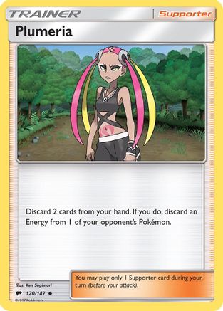 Plumeria (120/147) [Sun & Moon: Burning Shadows] - Trinity Hobby