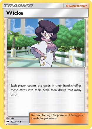 Wicke (127/147) [Sun & Moon: Burning Shadows] - Trinity Hobby